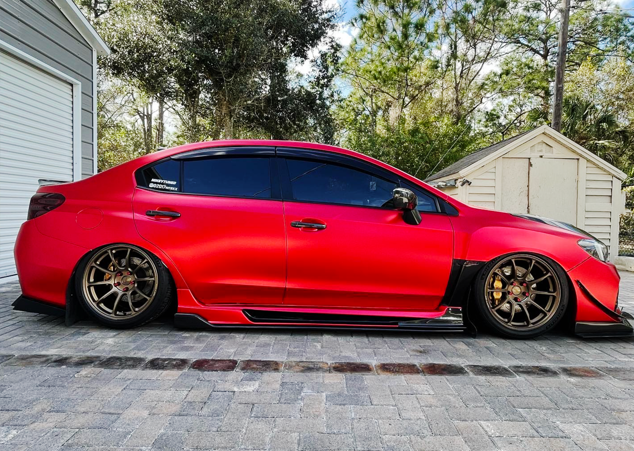 Vehicle wrap installation background showing professional wrap process